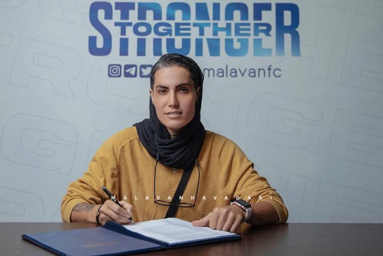 سپیده نزهتی قراردادش را با ملوان تمدید کرد